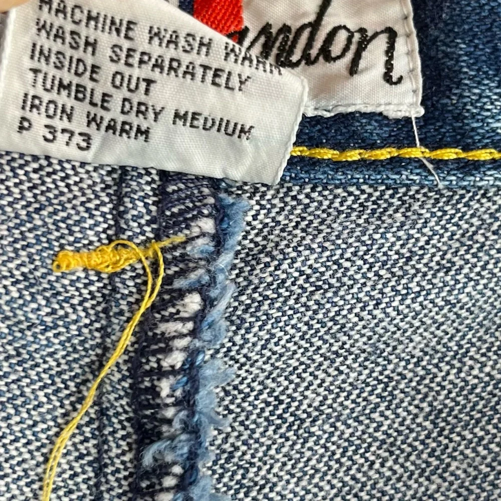 Vintage A.J. Brandon Womens Juniors 13 14 High Waisted 90s Mom Pants Denim Jeans